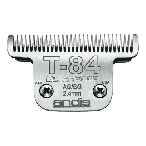 Lâminas de Barbear Andis T84 Aço Aço com carbono (2,4 mm)