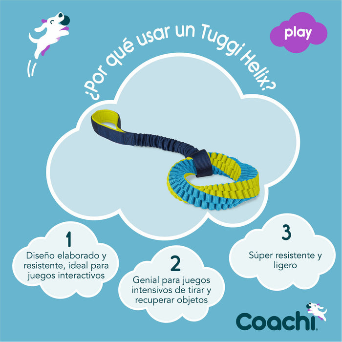 Brinquedo de treino Coachi TUGGI HELIX Azul
