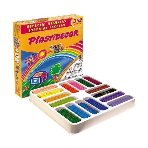 Ceras de cores Plastidecor Kids Caixa 352 Unidades