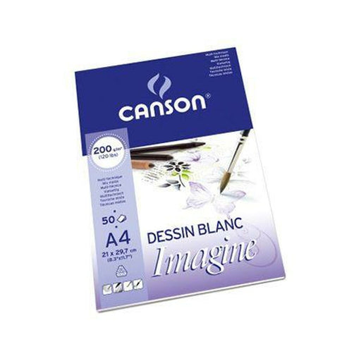 Almofada de desenho Canson Imagine 200 g 50 Folhas 5 Unidades (210 x 297 mm)