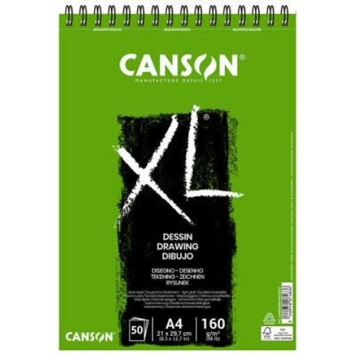 Almofada de desenho Canson XL Drawing Branco A4 50 Folhas 160 g/m2 5 Unidades