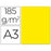 Cartolina Iris Fluorescente 29,7 x 42 cm Amarelo (50 Unidades)