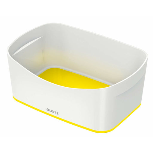 Caixa Multiusos Leitz MyBox WOW Branco Amarelo ABS (24,6 x 9,8 x 16 cm)