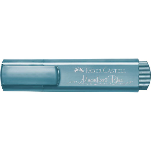 Marcador Fluorescente Faber-Castell Textliner 46 Azul elétrico 10 Unidades