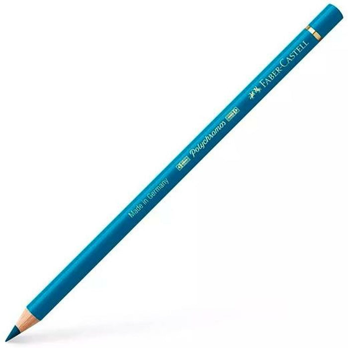 Lápis de cores Faber-Castell Polychromos Turquesa Azul Cobalto (6 Unidades)