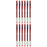 Biros de tinta líquida Uni-Ball Rollerball Signo Basicos UM-120 Vermelho 12 Unidades