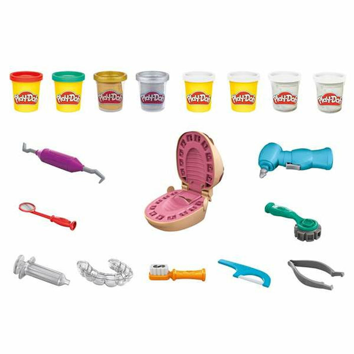 Jogo de Plasticina Play-Doh F1259 8 botes Dentista