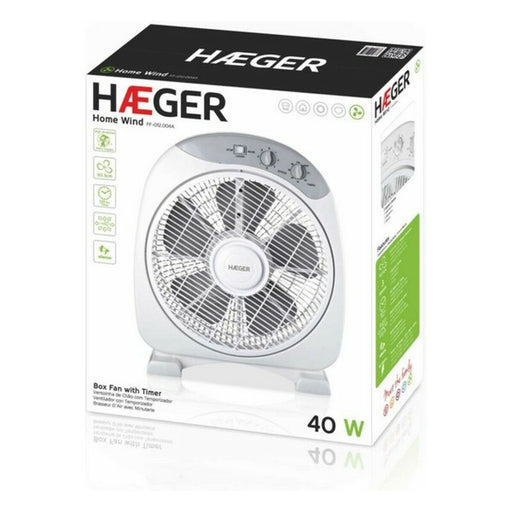 Ventilador de Solo Haeger FF-012.004A Branco 40 W