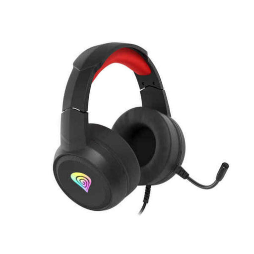 Auriculares Bluetooth com microfone Genesis Neon 200 Vermelho Preto
