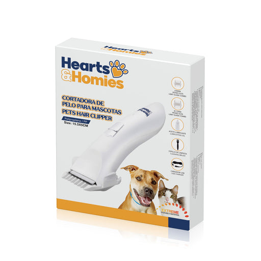 Aparador para animais de estimação Hearts & Homies HEARTS&HOMIES Branco Polipropileno 15,5 x 5 cm