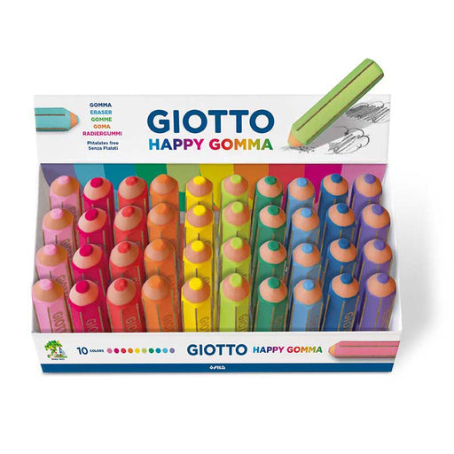 Borracha Giotto Happy Gomma Multicolor (40 Unidades)