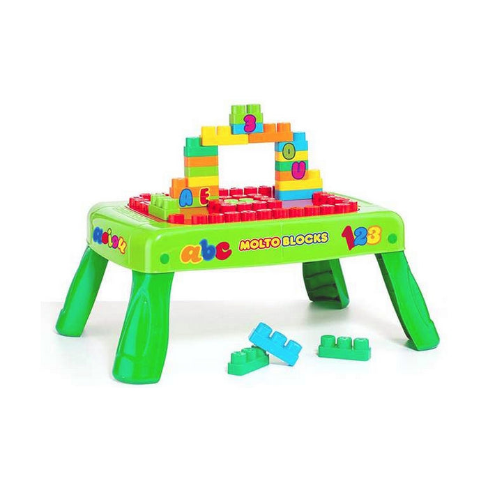 Brinquedo Interativo Moltó Blocks Desk 65 x 28 cm Plástico