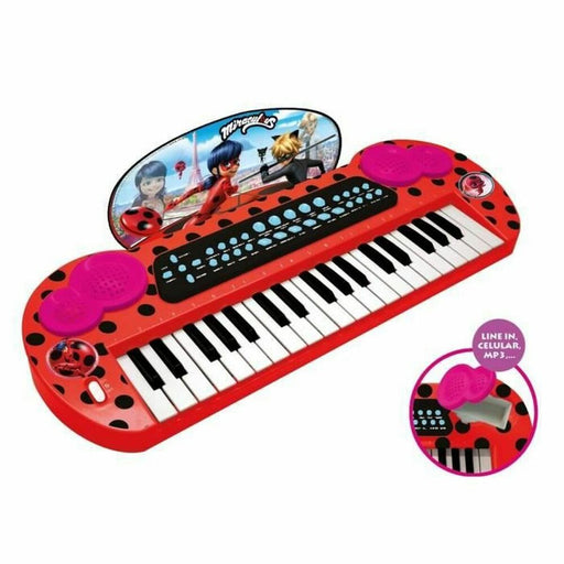 Piano Eletrónico Lady Bug 2679 Vermelho