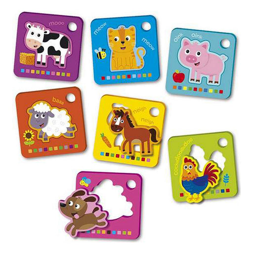 Puzzle Infantil Reig Flash Cards animais Quinta