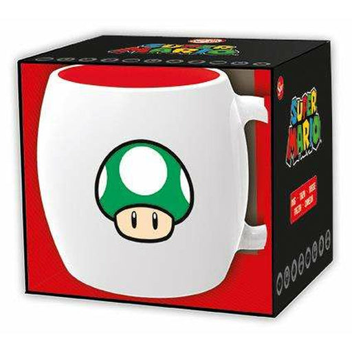 Chávena com Caixa Super Mario 1-UP Cerâmica 360 ml