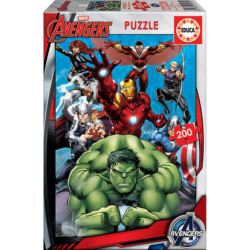 Puzzle   The Avengers Super Heroes         200 Peças 40 x 28 cm