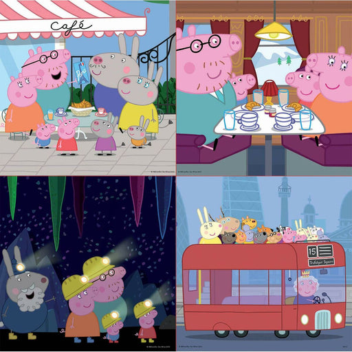Set de 4 Puzzles Educa Peppa Pig Progressive (6-9-12-16 pcs)