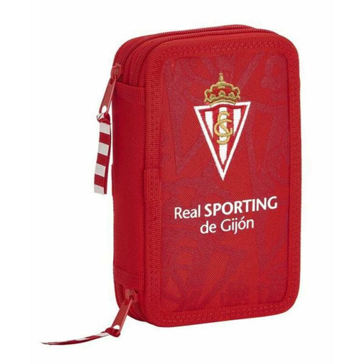 Estojo Real Sporting de Gijón Vermelho (28 pcs)
