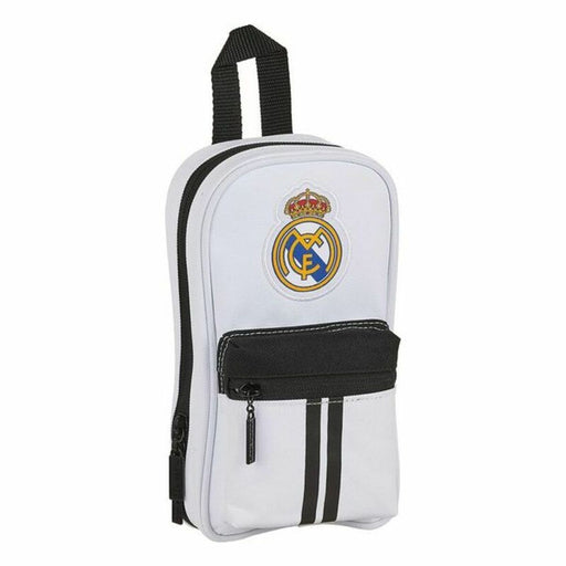 Mochila com Estojo Real Madrid C.F. 20/21 Branco Preto