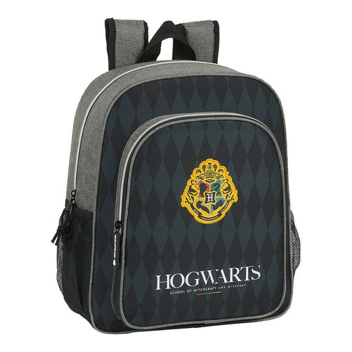 Mochila Escolar Hogwarts Harry Potter Hogwarts Preto Cinzento 12 L