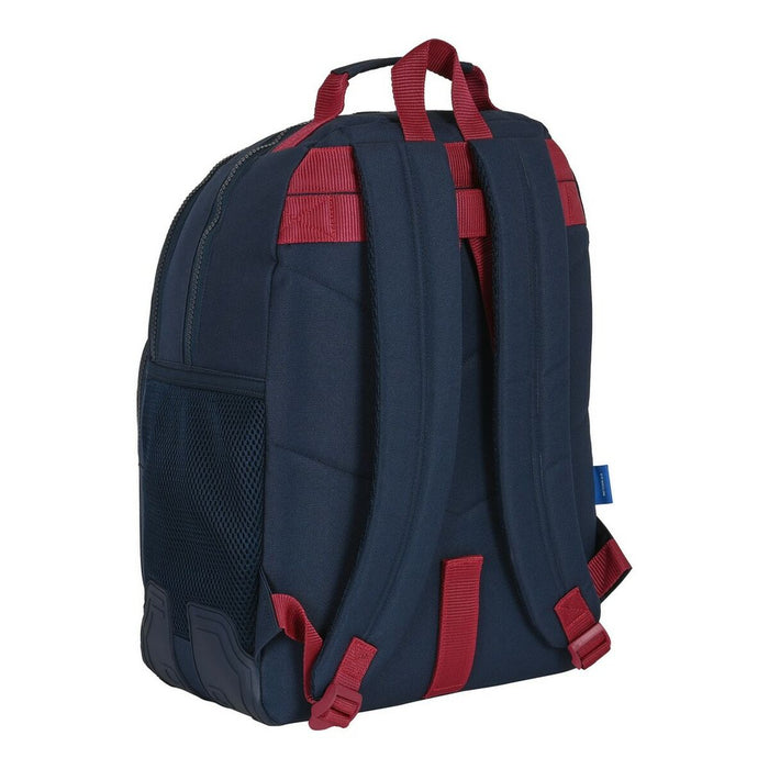 Mochila Escolar F.C. Barcelona Azul Grená (32 x 42 x 15 cm)