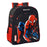 Mochila Escolar Spiderman Hero Preto (32 x 38 x 12 cm)