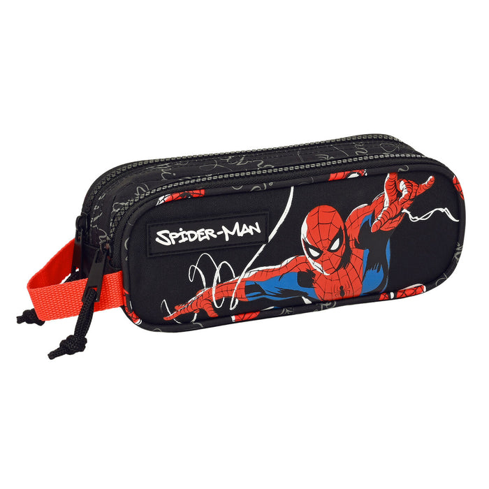 Malas para tudo duplas Spiderman Hero Preto (21 x 8 x 6 cm)