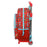 Mochila Escolar com Rodas The Paw Patrol Funday Vermelho Azul Claro (26 x 34 x 11 cm)