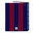 Pasta com argolas F.C. Barcelona Vermelho Azul Marinho A4 26.5 x 33 x 4 cm