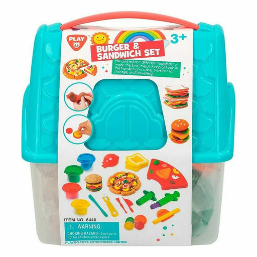 Jogo de Plasticina Colorbaby Burger & Sandwich Multicolor (19 Peças)