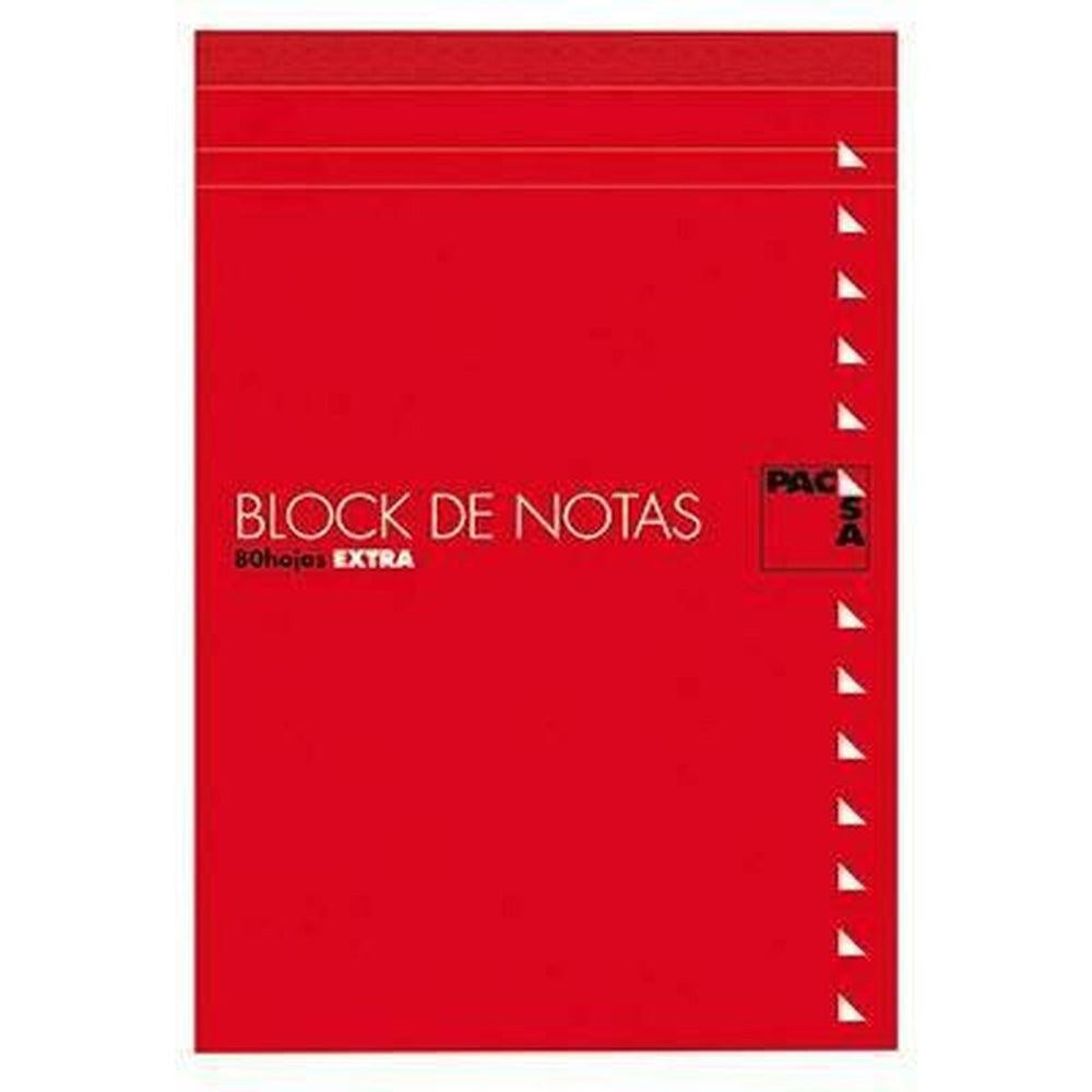 Bloco de Notas Pacsa 4 mm 80 Folhas 1/8" Quadrícula impressa (10 Unidades)