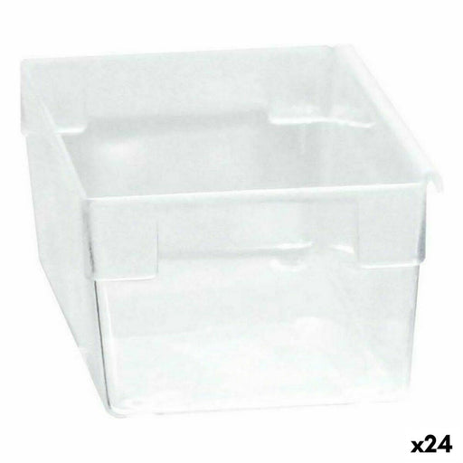 Caixa Multiusos Modular Transparente 15 x 8 x 5,3 cm (24 Unidades)