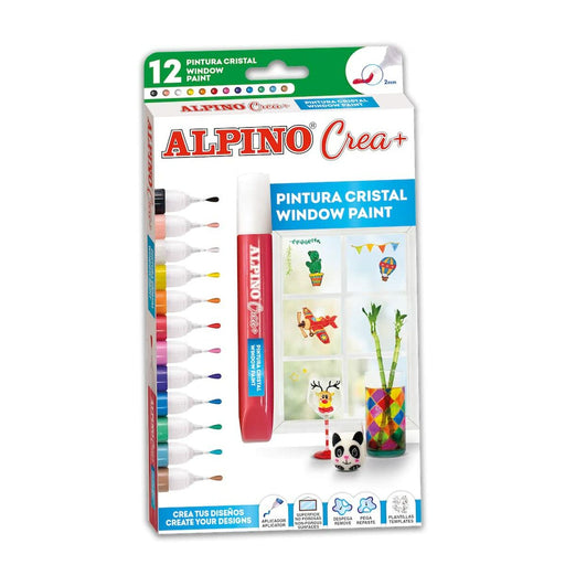 Quadro Alpino Crea + Cristal Multicolor
