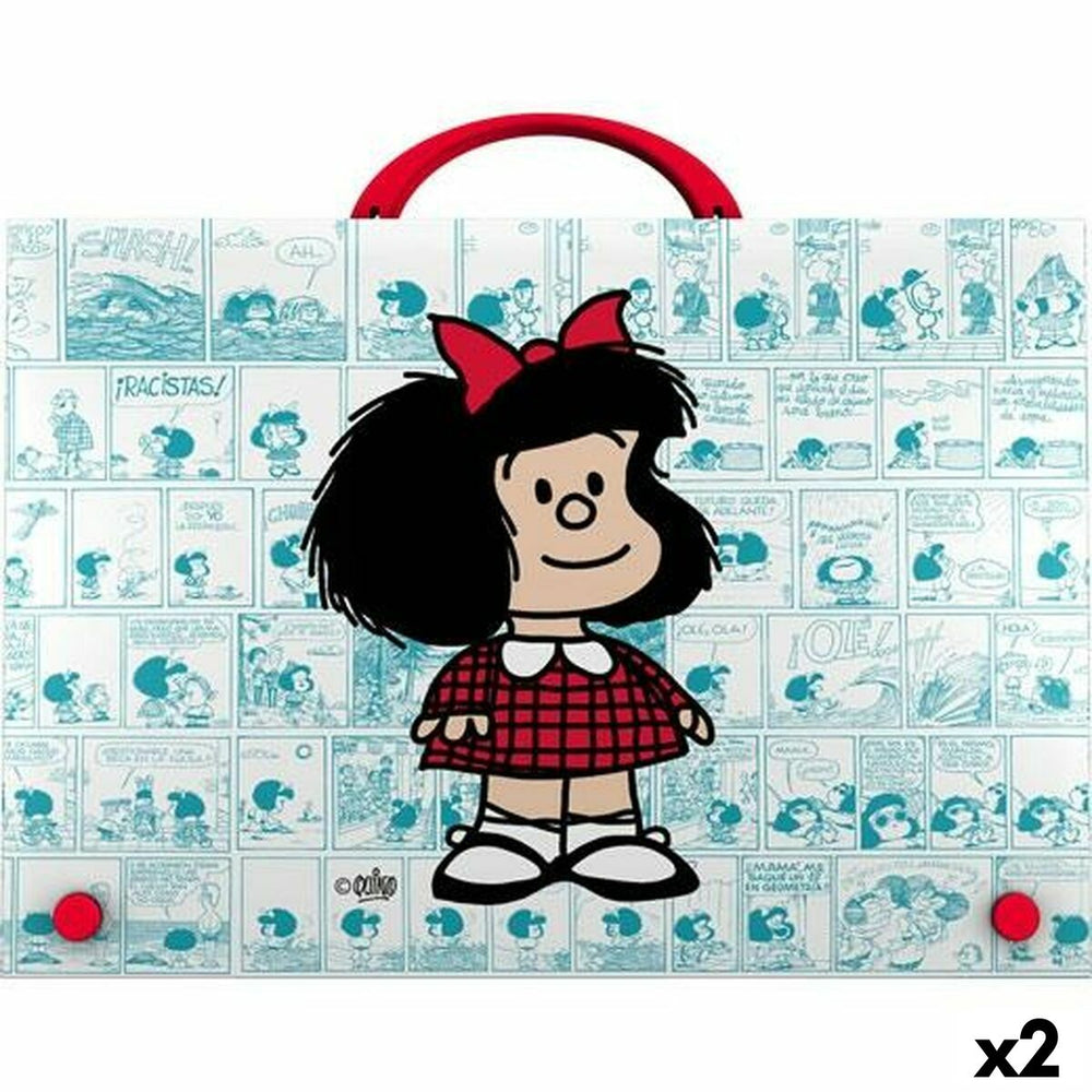 Mala Grafoplas Mafalda Multicolor A4 (2 Unidades)