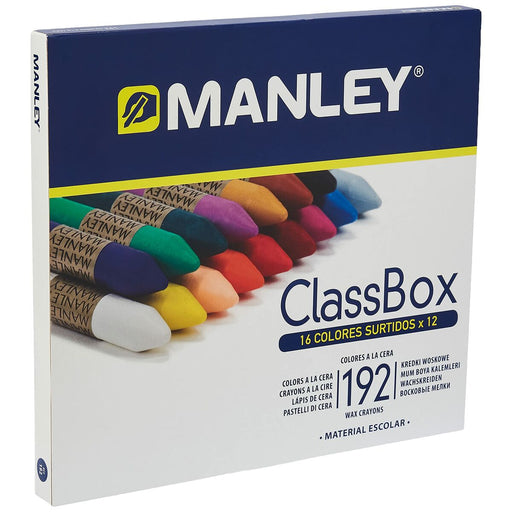 Ceras de cores Manley ClassBox 192 Peças Multicolor