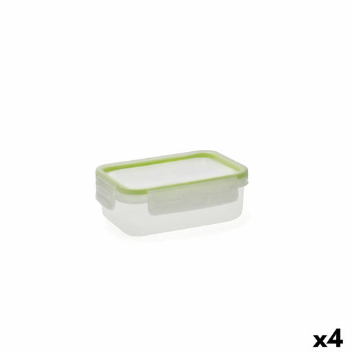 Lancheira Quid Greenery 475 ml Transparente Plástico (Pack 4x)