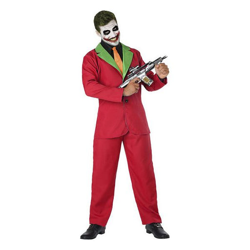 Fantasia para Adultos Palhaço Joker Vermelho