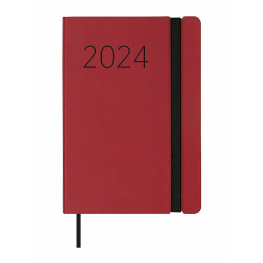 Agenda Finocam Flexi 2024 Vermelho 11,8 x 16,8 cm