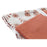 Toalha e guardanapos DKD Home Decor Algodão Terracota Branco (150 x 150 x 0.5 cm) (36 x 35 x 0,5 cm) (2 pcs)