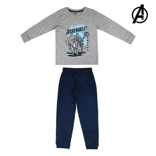 Pijama Infantil The Avengers 74172 Cinzento