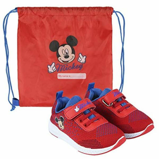 Sapatilhas de Desporto Infantis Mickey Mouse Vermelho