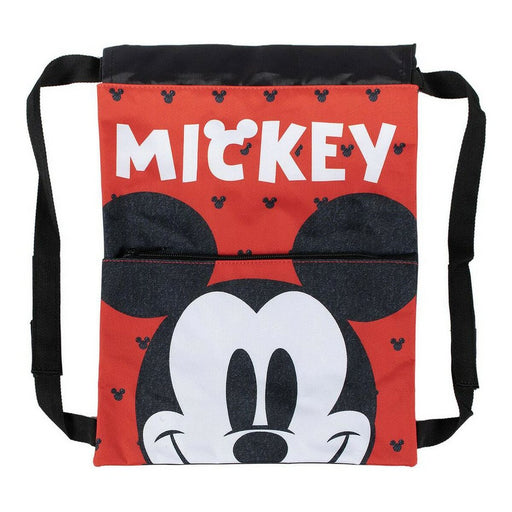 Mochila saco infantil Mickey Mouse Vermelho (27 x 33 x 1 cm)
