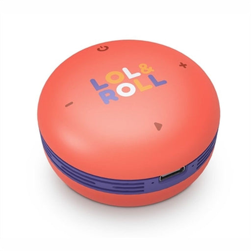 Altifalante Bluetooth Portátil Energy Sistem Lol&Roll Pop Kids Laranja 5 W 500 mAh