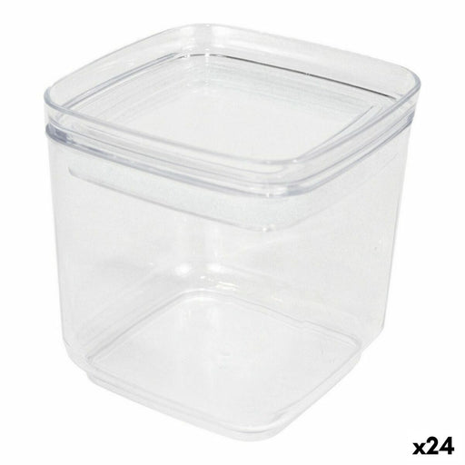 Frasco Quttin Hermético Transparente Plástico 750 ml (24 Unidades)