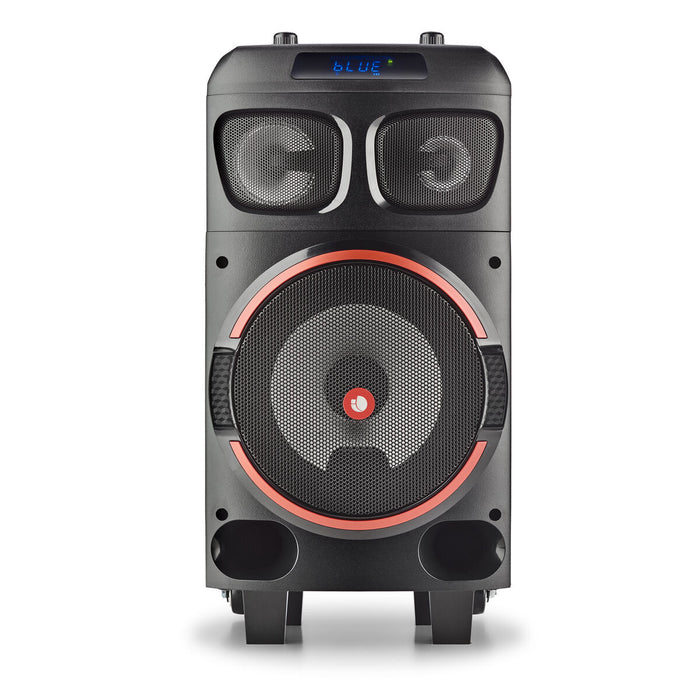 Altifalante Bluetooth com microfone para karaoke NGS WILD DUB ZERO Preto 120W