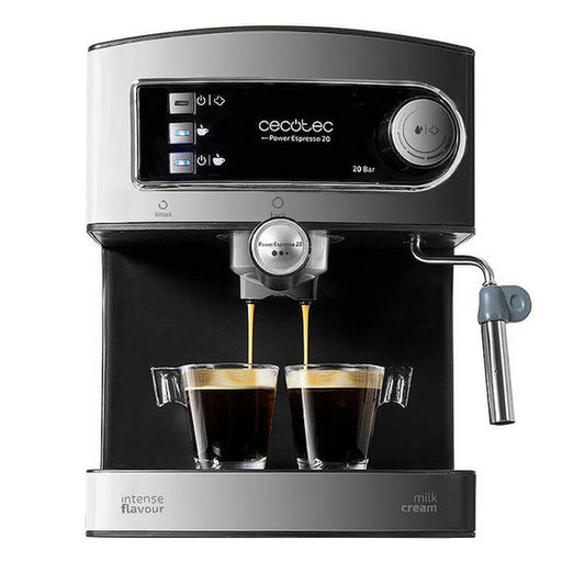 Máquina de Café Expresso Manual Cecotec Power Espresso 20 1,5 L 850W Preto Inox