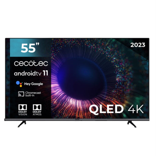 Televisão Cecotec 02568 55" 4K Ultra HD QLED Android TV