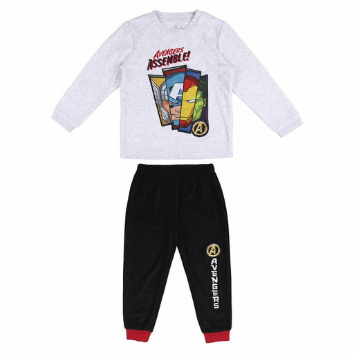 Pijama Infantil The Avengers Cinzento
