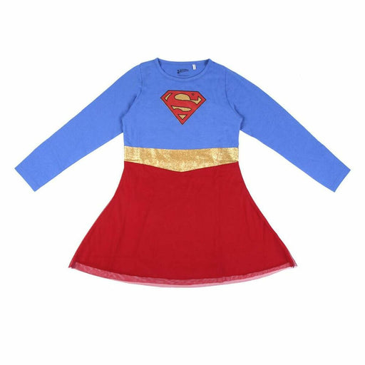 Vestido Superman Azul Vermelho