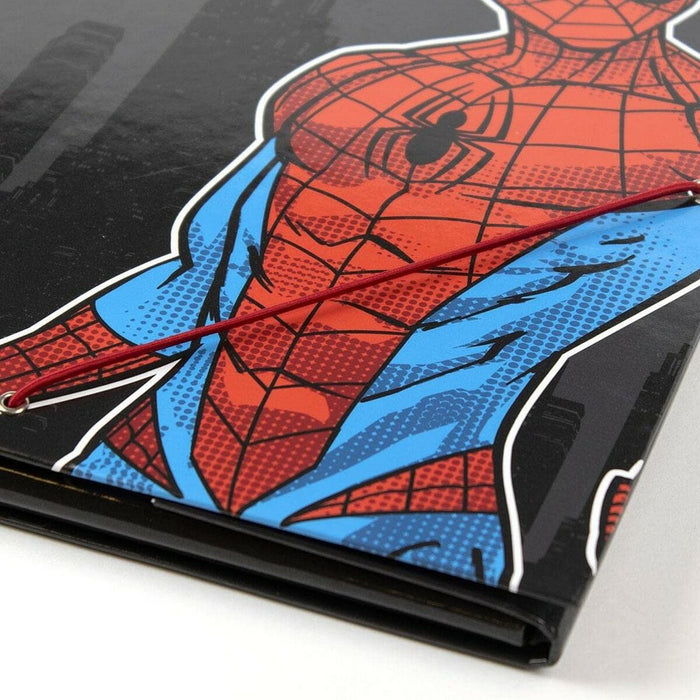 Pasta Spiderman A4 Preto (24 x 34 x 4 cm)